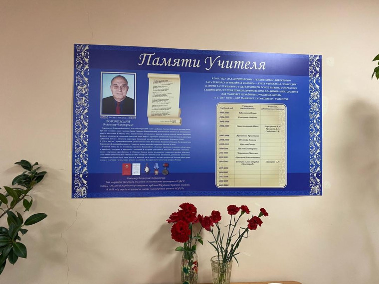 юбилей В.В.Бороновского.